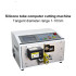 Silicone tube computer cutting machine OD 1-10mm Pipe cutter High speed PPC PE heat shirnk tube cut machine