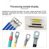 8t Mute Wire Electrical Splice Terminal Crimping Tools Semi-automatic Cold Pressing Terminal Large Size Crimping Machine