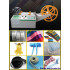 Automatic Computer Cloth Tape Cutting Machine 500W and Cold Knife Magic Sticker Tube Zipper Heat Shrink Elastic Cutter Tools