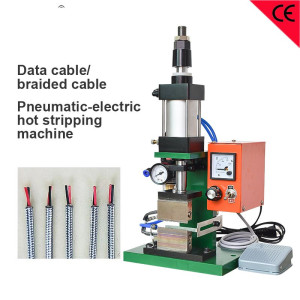 High temperature cable hot stripping machine nylone braided 300 degree temperature hot peeling cable stripper