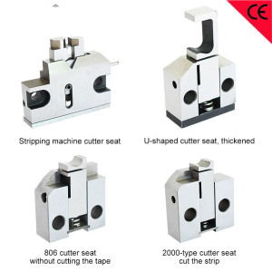 Mute terminal applicator cushion terminal machine cut holder core seat die