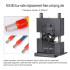 Exchange free hexagonal crimping applicator square clamp die B type press wire harness terminal dot applicator