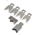 Various Flat cut V cut blade die for computer stripping machine Automatic computer stripper knife