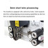 automatic double wire stripping machine double wires peel two core wire strip twist machine