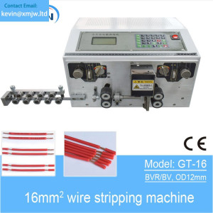 Automatic Bvr BV Wire Stripping Machine for cable 16mm square wire cutting and peeling