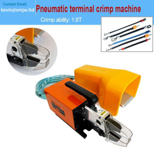 Portable Manual pneumatic crimping machine 1.3T different terminals press tool with exchangeable fixture die