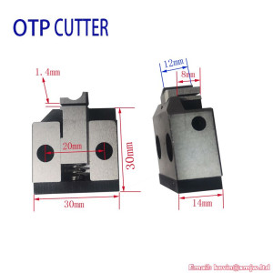 Wire Terminal Crimping Spare Parts Applicator OTP Cutter Blade Die Holder Base Cutter Seat Spacer Die U-type V-type 5 Lines