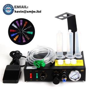 982 Semi-Automatic Epoxy Resin Dispensing Controllers Liquid 30ML Syringe Glue Dispenser