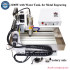 3040 Metal Engraving Machine 2.2KW Spindle CNC Wood Router Drilling Milling Cutting Machine with Rotary Axis. Water Tank