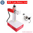 20W/30W/50W JPT Raycus Fiber Laser Marking Machine Rotary Axis For Gold Silver Jewelry Aluminum Stainless Steel Metal Engraving