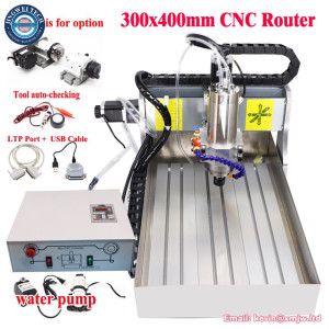 CNC 3040 Router 3/4 Axis 2200W 1500W 800W Wood Metal Engraving Milling Machine Carving Cutting Engraver Woodworking Machinery