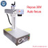 Auto Focus 50W Raycus Fiber Laser Marking Machine 30W 20W Metal Engraver Nameplate Engraving Carving with Galvo Scanner Align