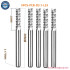 Solid Carbide Corn End CNC Cutting Milling Tools D0.8, 1.0, 1.6, 1.8, 2.4, 3.1 PCB mill Milling Cutter Bits