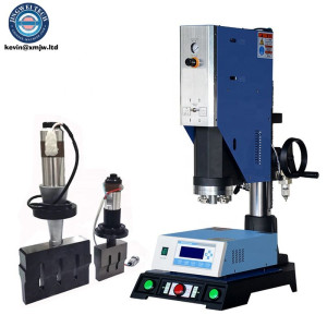 Automatic Digital Welder Cutting Sealing PVC Plastic Fabric 20K 2000W Ultrasonic Plastic Welding Machine