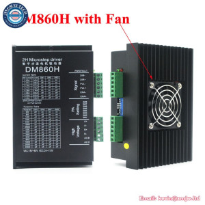 Stepper Motor Driver Controller DM860 DM860H With Fan Digital Microstep Brushless DC Step Motor for 57 86 Nema23 Nema34