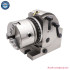 Universal CNC Dividing Head BS-0 4 / 5 Inch 4th Rotary Axis 100mm 125mm 3 Jaw Chuck Tailstock Center Height 100mm