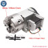 DIY A 4th Axis CNC Router Kit Rotary 3Jaw 4 Jaws 80mm 100mm Chuck 4th A Axis with NEMA 23 Stepper Motor for Engraving Machine