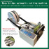 Spot direct small nose bridge cutting machine automatic elastic band cuff belt computer cutting machine