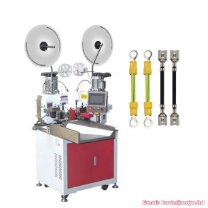 Fully Automatic Single Wire Double-Head End Machine Cutting Wire Stripping Terminal Machine Stripping Crimping Machine