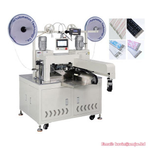Fully Automatic Double-head Cable Terminal Machine  Cutting Line Stripping Crimping Machine